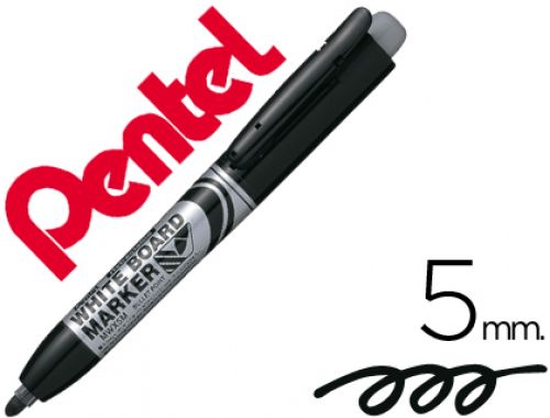 Marcador pentel mwx5m quadros br retratil 5 mm preto , Pentel , 45232 , 4902506076960